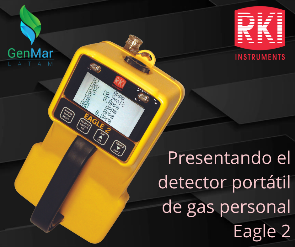 Detector portatil de gases Eagle 2 de RKI Instruments